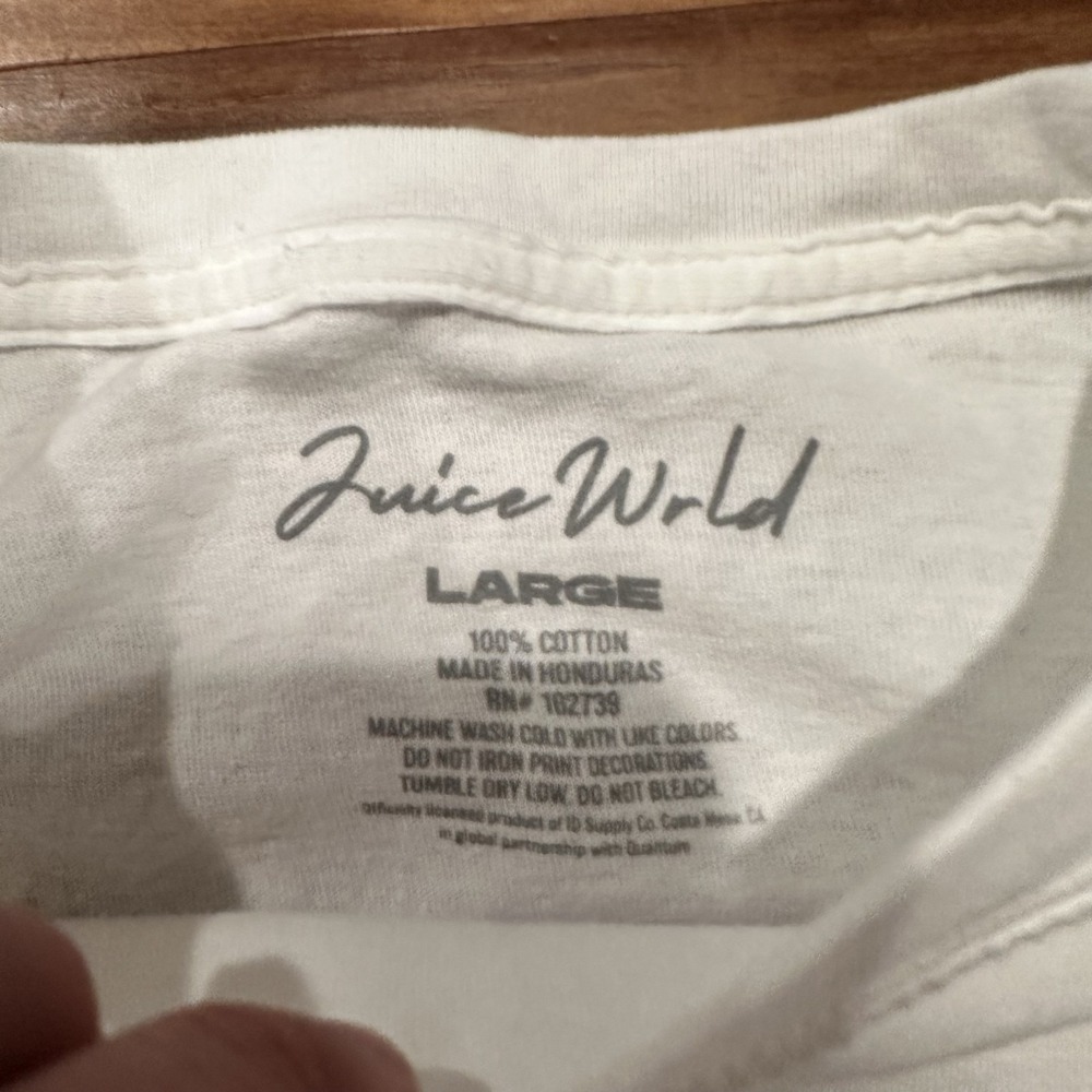 Juice Wrld Goodbye & Good Riddance Shirt Mens Large White Album Graphic Tee - Picture 5 of 7